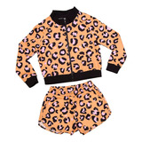 Conjunto Menina Jaqueta Bomber