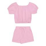 Conjunto Menina Malha Texturizada