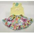 Conjunto Menina Tam 4 Saia E Blusa