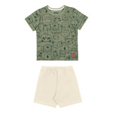 Conjunto Menino Malha Penteada