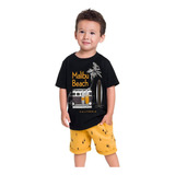 Conjunto Meninos Algodao Manga