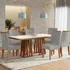 Conjunto Mesa Alteia Com 6 Cadeiras 78x180x90 Cm