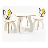 Conjunto Mesa Infantil Puppies