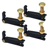 Conjunto Micro Afinador Violino Tarttan Preto Dourado