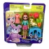 Conjunto Mini Boneca Colecionável Menina Ruiva Lila Com Pet Animal De Estimação Coelho Coelhinho E Acessórios - Sortimento Fashion - Amiga Da Polly Pocket - Mattel Brinquedos
