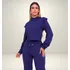 Conjunto Moletinho Básico Confortável Inverno Frio Feminino