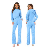 Conjunto Moletinho Calca Flare