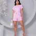 Conjunto Moletinho Short E Blusa Cropped Manga Curta