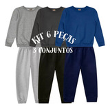 Conjunto Moletom Bebe Basikinhos