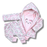 Conjunto Moletom Bebe Menina