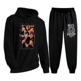 Conjunto Moletom Blusa E Calça Grupo Kpop Bangtan Universe