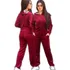 Conjunto Moletom Feminino Tamanho 34 Até 46 Em Veludo Plush