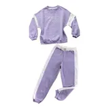 Conjunto Moletom Flanelado Lilas