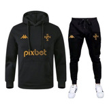 Conjunto Moletom Flanelado Vasco