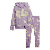 Conjunto Moletom Lilas Florido