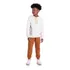 Conjunto Moletom Menino Infantil Tmx Blusa E Calça Marron.