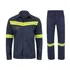 Conjunto Nr10 Calça Camisa Risco 2 Eletricista Azul Marinho