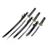 Conjunto Oriental 3 Espadas Samurai Com Bainhas Ornamentais