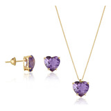 Conjunto Ouro 18k Brinco