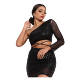 Conjunto Paete Cropped Balada
