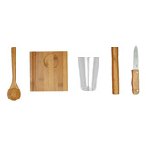 Conjunto Para Caipirinha Com 5 Peças Em Bamboo Mor