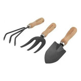 Conjunto Para Jardim 3 Peças Cabo Madeira Vonder