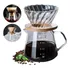 Conjunto Passador De Café Coador Jarro Vidro V60 P  Cozinha
