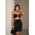 Conjunto Pattaya Sexy Cropped E Saia Look Festa Verão Bojo