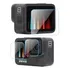 Conjunto Película Vidro Temperado Gopro Hero 8 Lcd E Lente