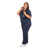 Conjunto Pijama Cirúrgico Profissional Plus Size   Brinde