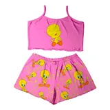 Conjunto Pijama Feminino Adulto