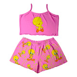 Conjunto Pijama Feminino Adulto