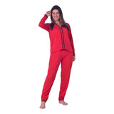 Conjunto Pijama Feminino Longo