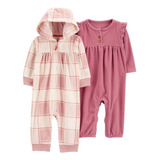 Conjunto Pijamas Fleece Rosa Ideal Para Dias Frios