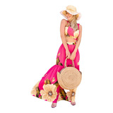 Conjunto Pink Saia Longa