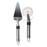 Conjunto Pizza Aco Inox