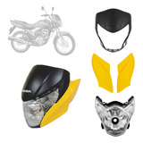 Conjunto Plastico Completo Bloco Óptico Titan Mix 150 2011