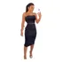 Conjunto Poliamida Plissado Saia Midi Top Tomara Que Caia