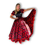 Conjunto Pomba Gira Rosa Caveira Saia E Bata