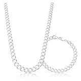 Conjunto Prata 925 Corrente
