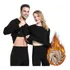 Conjunto Preto Segunda Pele Térmica Flanelado Frio Intenso
