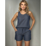 Conjunto Regata E Shorts