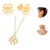Conjunto Rommanel Trevo Folhas