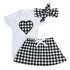 Conjunto Roupa Bebê Menina Body E Saia Blogueira Diva Faixa