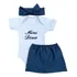 Conjunto Roupa Bebê Menina Body E Saia Blogueirinha Diva V2