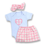 Conjunto Roupa Bebe Menina