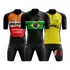 Conjunto Roupa Bike Kit Ciclismo Camisa E Bermuda Espuma