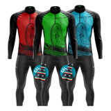 Conjunto Roupa Ciclismo Inverno