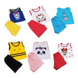 Conjunto Roupa Personagens Bebe
