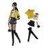 Conjunto Saia Couro C/ Bota Longa Fashion P/a Boneca Barbie 